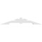 Ekena Millwork Vanguard Architectural Grade PVC Gable Bracket, 108"W x 18"H x 4"D x 6"F, 4/12 Pitch GBP108X18X0406VAN00 - alternate 2